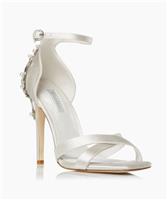 Dune London Womens White Synthetic High Bridal Shoes Size EU 41