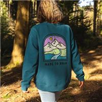 Passenger Womens Blue Long sleeved Women Sweatshirt Size XS