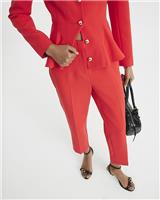 River Island Womens Red Slim Trousers Size 10