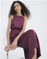 River Island Womens Purple Satin Dress Size 8