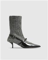 River Island Womens Grey Boots Size UK 6