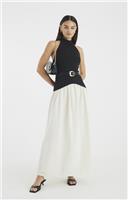 River Island Womens Black Midi Dress Size M