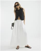 River Island Womens Black Collarless Waistcoat Size 12