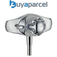 Mira Excel Exposed Thermostatic Mixer Shower Valve Only Chrome 150 155mm Centres