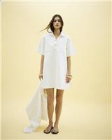 River Island Womens White Denim Short Dress Size 12