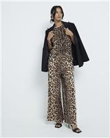 River Island Womens Beige Short sleeved Top 8 Petite