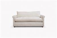 Queenie Medium 2 Seater Sofa, Crumpled Chenille Cream