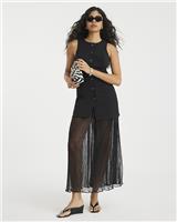 River Island Womens Black Scuba Dress Size M