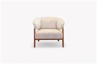 Ranger Fabric Accent Chair, Bright Ivory