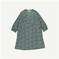 Seasalt Cornwall Womens Green Organic Cotton Midi A line Dress Size 18