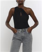 River Island Womens Black Sleeveless Camis Top Size 8