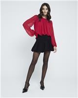 River Island Womens Red Long sleeved Blouse Size 8