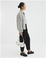 River Island Womens Black Cropped Trousers Size 10