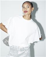 River Island Womens White Short sleeved Top Size S