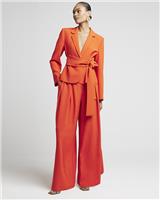 River Island Womens Red Casual Blazer Size 10