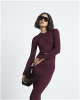 River Island Womens Red Midi Jumper-dress Dress Size 16