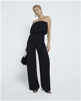 River Island Womens Black Jumpsuit Size 12