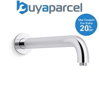 Kohler Wall Mount Bent 1/2 Rainhead Shower Arm Round Outlet 15 Polished Chro