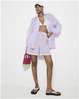 River Island Womens Purple Cotton Long sleeved Top Size M