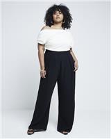 River Island Womens Beige Scuba Short sleeved Top Size 26