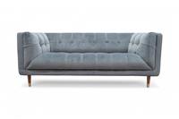 Grace 3.5 Seater Fabric Sofa, Adventurer Silver