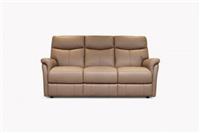 Verona 3 Seater Leather Sofa, Premium Cocoa
