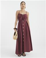 River Island Womens Purple Cotton Dress 6 Petite