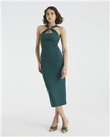River Island Womens Green Midi Pencil Dress Size L