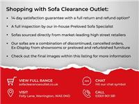 Sofology Kingsbridge Leather 2 Seater in Trusty Embossed Charcoal