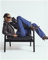 River Island Womens Blue Straight Jeans 20 Regular