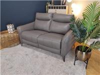 Sofology Renato Leather 2 Seater in Trusty Embossed Elephant