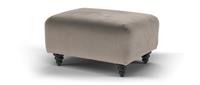 Sofology Balmoral Fabric Limited Edition Footstool in Mole