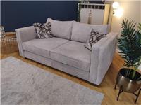 Sofology Titan Fabric 3 Seater Lifestyle Marbled Stone