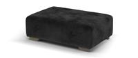 Sofology Calista Fabric Footstool in Ebony All Over