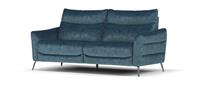 Sofology Renato Fabric 2.5 Seater in Heritage Velvet Airforce