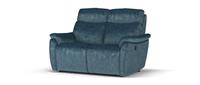 Sofology Parker Fabric Recliner 2.5 Seater in Heritage Velvet Airforce