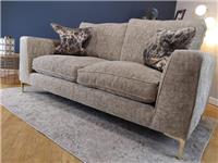 Sofology Rococo Fabric 2 Seater Full Back in Verbier Gold Mix