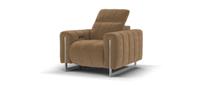 Sofology The Paramount Fabric Recliner Chair in Pecan