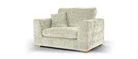 Sofology The Valentina Fabric Loveseat in Linen All Over