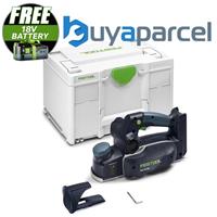 Festool 578000 HLC 82 EB-Basic 18V Brushless Cordless Planer + Systainer Case