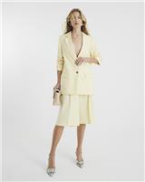 River Island Womens Yellow Casual Blazer Size 16