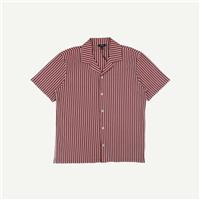 Reiss Mens Brown Cotton Regular Adult Short sleeved Men Shirt Size M