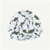 Reiss Womens Multi Coloured Viscose Adult Long sleeved Women Blouse Size 10