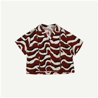 Reiss Womens Multi Coloured Viscose Adult Short sleeved Women Shirt Size 10