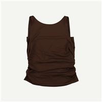 Reiss Womens Brown Sleeveless Top Size M