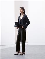 Marks & Spencer Womens Grey Straight Women Jeans Size 10 - M&S