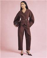 River Island Womens Brown Casual Blazer Size 20