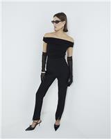 River Island Womens Black Tapered Straight Trousers Size 10