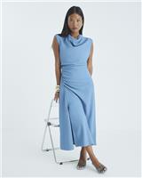 River Island Womens Blue Dress 12 Petite