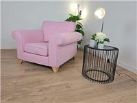 Angelica - Fabric Chair - Pink